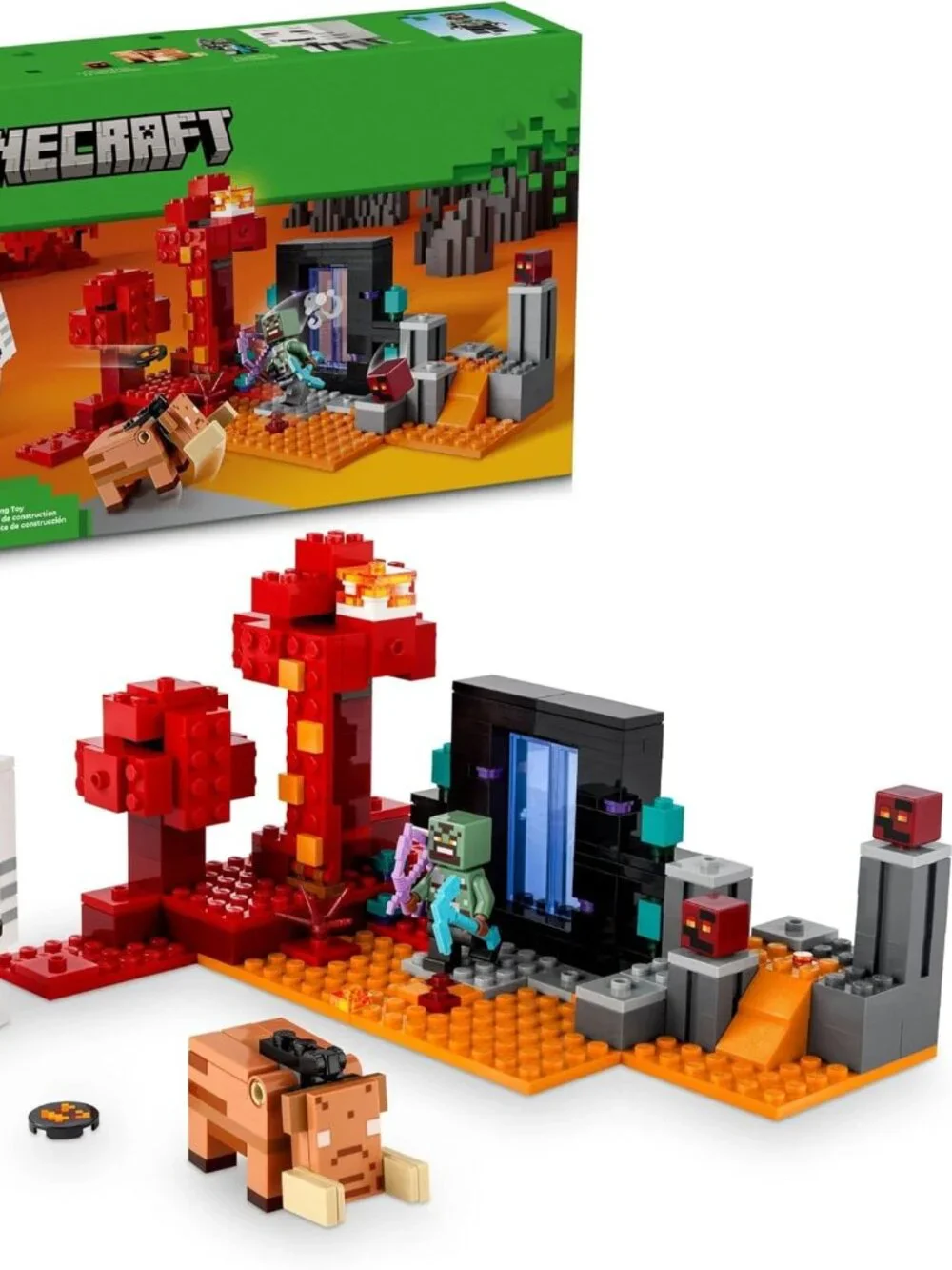 NEW LEGO Minecraft 21255 The Nether Portal Ambush Adventure Set Building Toy for